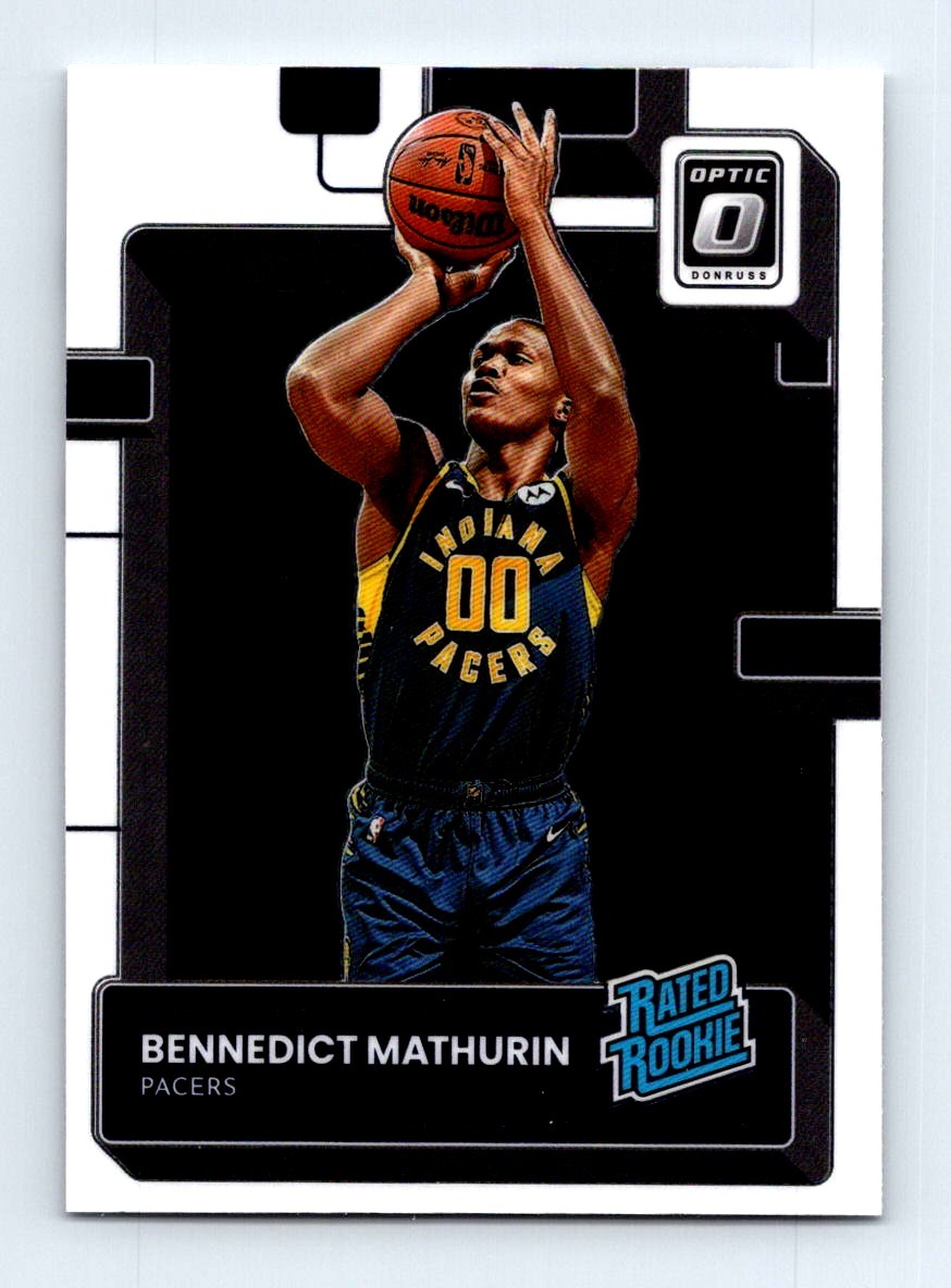 #209 2022-23 Optic Rated Rookie BASE [ Bennedict Mathurin RC Pacers
