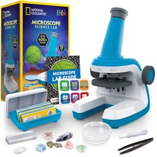 National Geographic Microscope for Kids with Up to 400x Magnification