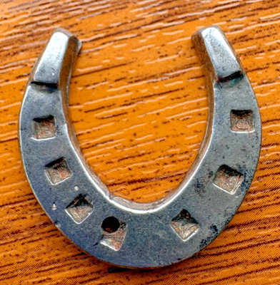 Spotless Lucky Horseshoe Advertising Charm Good Luck Pocket Token Vintage