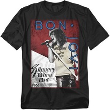 Bon Jovi 86 Tour T-Shirt S-5XL, Black