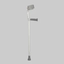 LOFSTRAND FEATHER WEIGHT ALUMINUM ADULT SHORT FRONT OPENING CRUTCH 24" - 32"