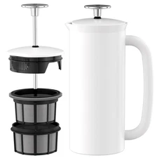 Espro P7 French Press Coffee Maker White 18oz  Brand New OPEN BOX w/ rip to box