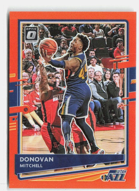 2020-21 Donruss Optic #30 Donovan Mitchell Orange #/199