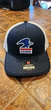 Custom Made U.S. Postal Snapback  Navy Blue   /  White Cap .. Current Logo