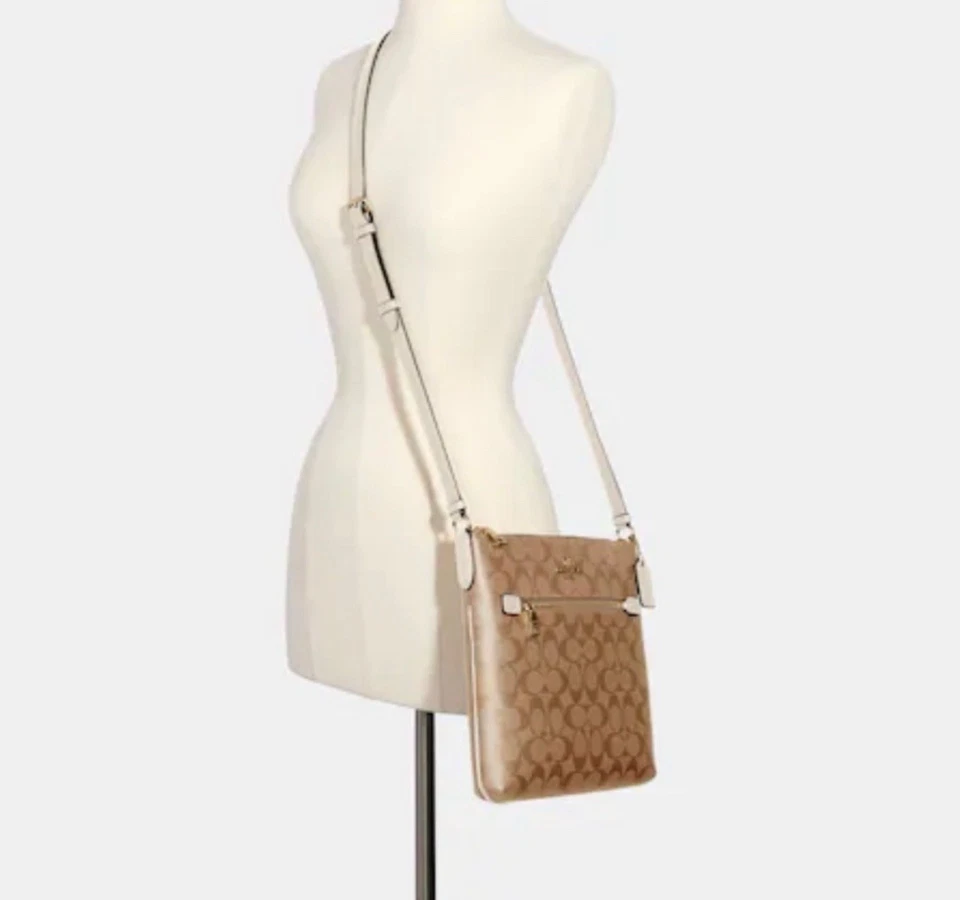 Bolsa de archivo Coach Rowan en lona exclusiva Foto 2 de 4