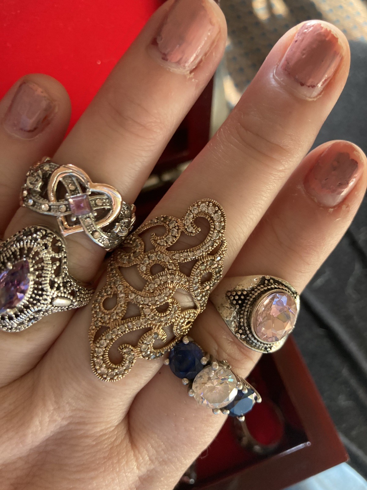 Five Gorgeous Untested Rings All Styles Various S… - image 8