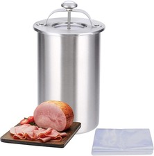 Molde de prensa de carne de acero inoxidable para hacer jamón MASTER FENG: haz tu propia carne en rodajas