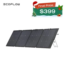 EcoFlow 220W Bifacial Solar Panel Kit Waterproof IP68 for Outdoor Camping RV
