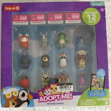 ADOPT ME Pets Multipack Series 1 Mini Figures 12 Set Toy New in Sealed Box NWT