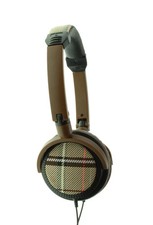Urbanz COLOUR YOUR WORLD Tartan Headphones - BROWN- ***NEW & SEALED***