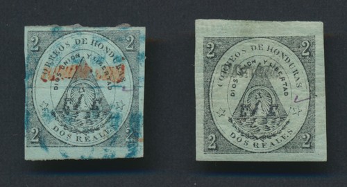 HONDURAS STAMPS 1877 COMAYAGUA & TEGUCIGALPA OVERPRINTS, 18x FINE CLASSICS M/U - 第 15/24 張圖片
