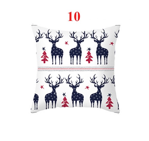 18"Pillow Merry Christmas Sofa Cushion Covers Couch For Xmas Decor Pillow Case - Picture 15 of 15