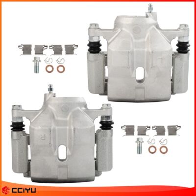 Pair Front Disc Brake Calipers w/ Bracket For 2010 - 2022 TOYOTA PRIUS