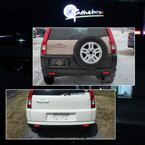 2x Rear Bumper Reflector Red LED Tail Brake Light Lamps For 2002-2004 Honda CR-V - Picture 9 of 9