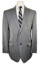 CHAPS RALPH LAUREN Mens 42R Gray Herringbone Soft Blazer Sport Coat Suit Jacket