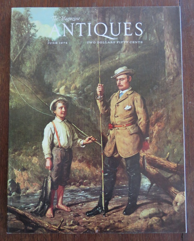 Vintage • The Magazine Antiques JUNE 1974. very good condition fly rod Tiffany