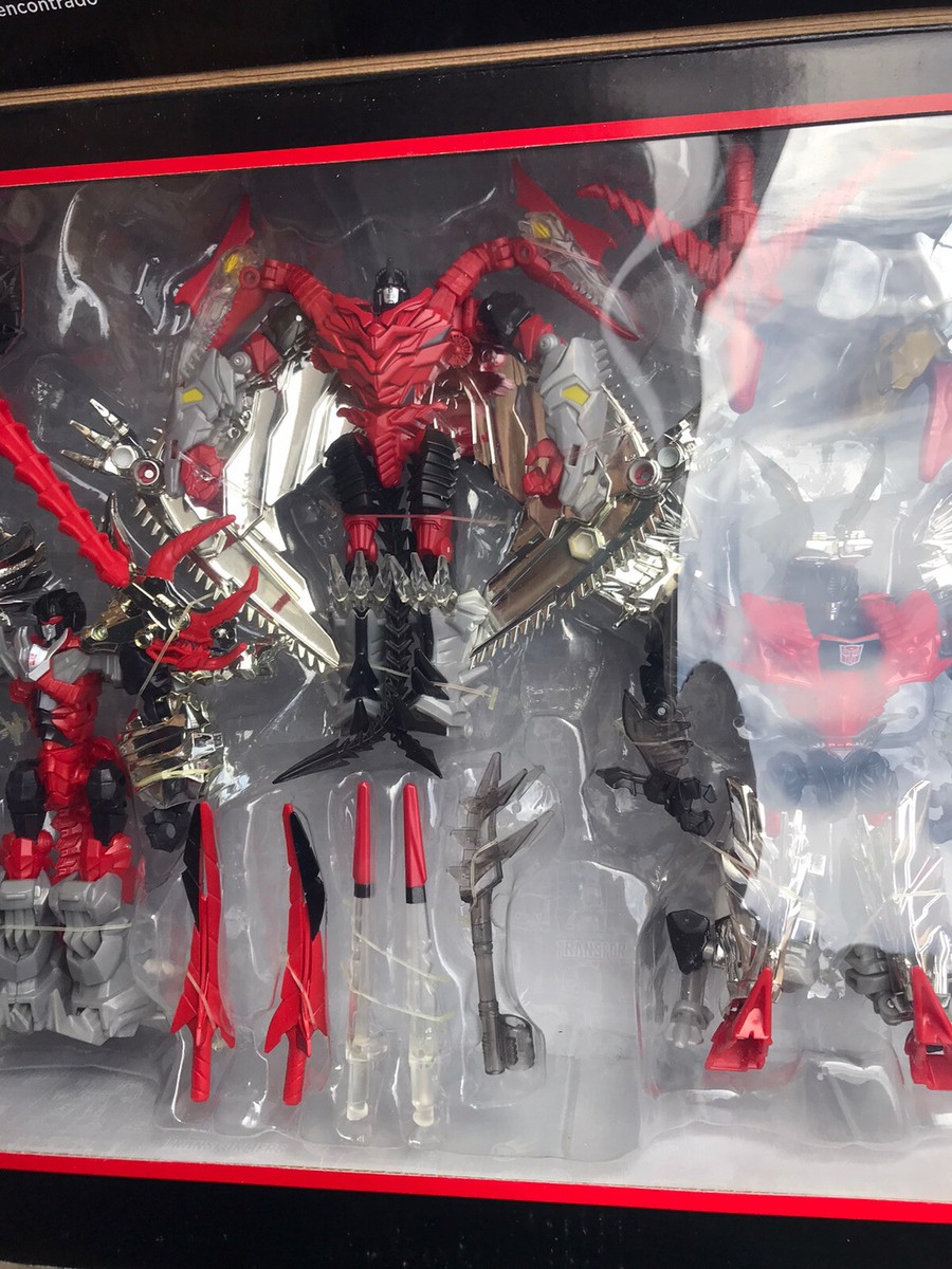 Transformers Age Extinction Platinum Dinobots G1 Color Gift Set