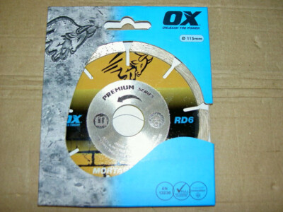 OX Tools RD6-115/22 OX Spectrum Premium Diamanttrennscheibe - Mörtelrechen 115x22,23