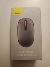 NEW! Sealed Baseus F01B Mouse Wireless Bluetooth 5.0 Mouse 1600 DPI Silent Click