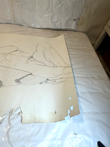 Vtg Male Physique Nude Pencil Sketch Drawing By William Anton Kleiner Gay Int #1 - Picture 5 of 8