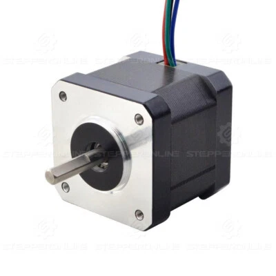 STEPPERONLINE Nema17 Schrittmotor 0,9Grad 36Ncm 0.9A 39mm 4 Drähte 3D Drucker - Bild 1 von 4