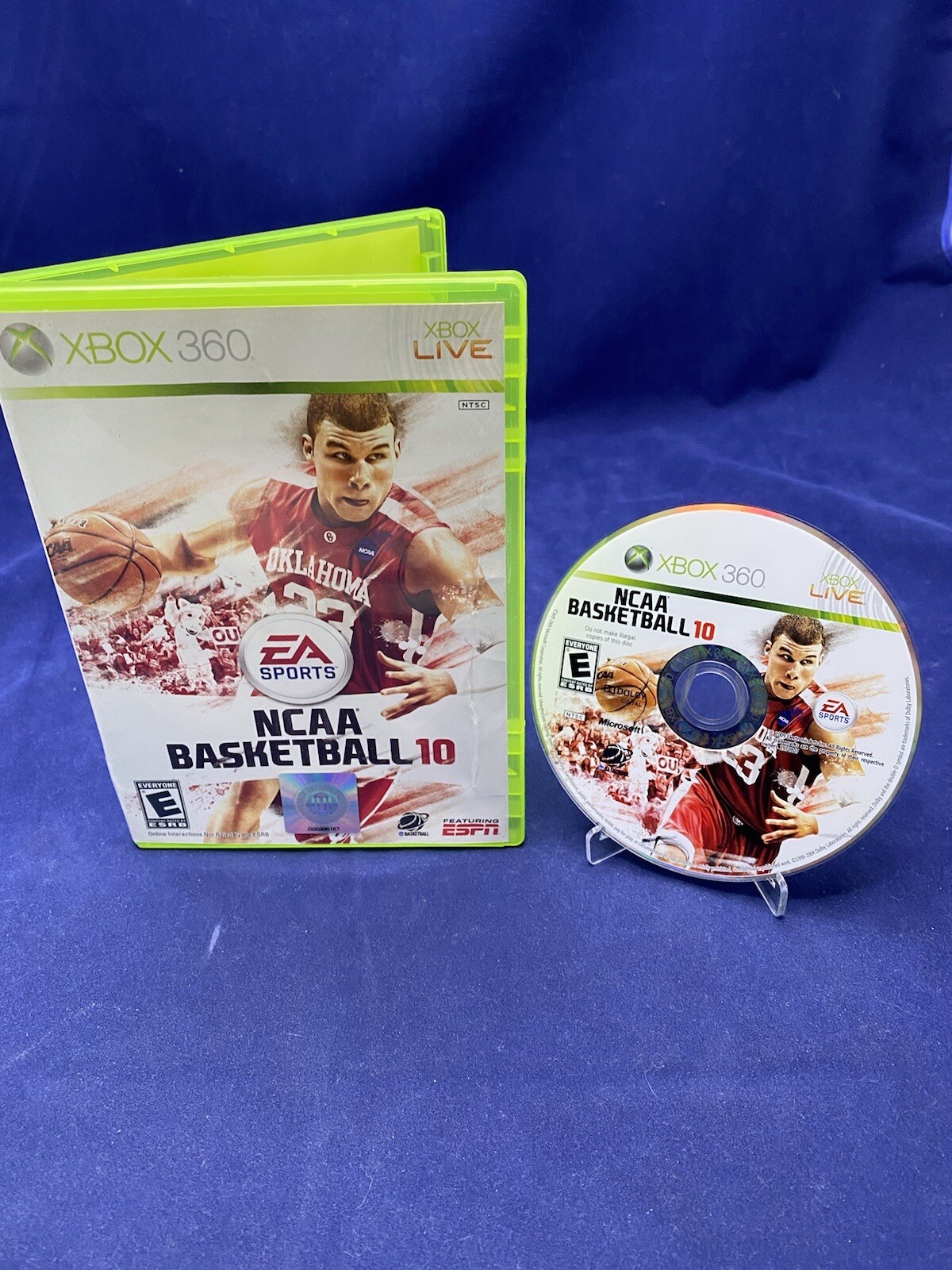 EA Sports NCAA Basketball 10 XBOX 360 PreOwned Used *NO MANUAL