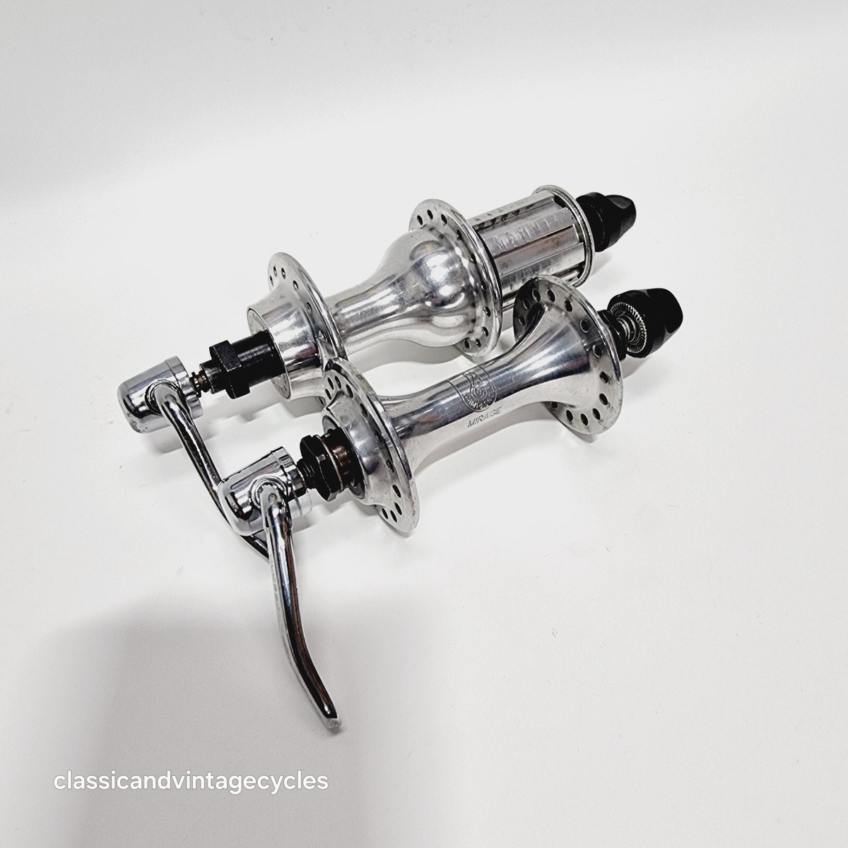 Vintage Campagnolo 9/10 Speed Mirage Hub Set 32h x F 100mm x