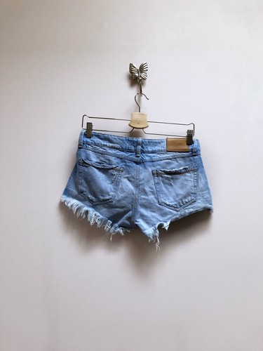Zara Cut Off Shorts Size 24 4 TRF Denim 
