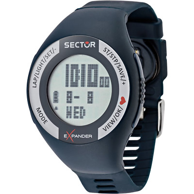 OROLOGIO SECTOR EXPANDER STREET FASHION CARDIO,CHRONO,CALORIE,LUCE,DATA,ALLARME