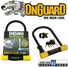 OnGuard Bulldog 8010 U-lock STD Bike Urban Lock 9 x 4.5" &Bracket fit Kryptonite