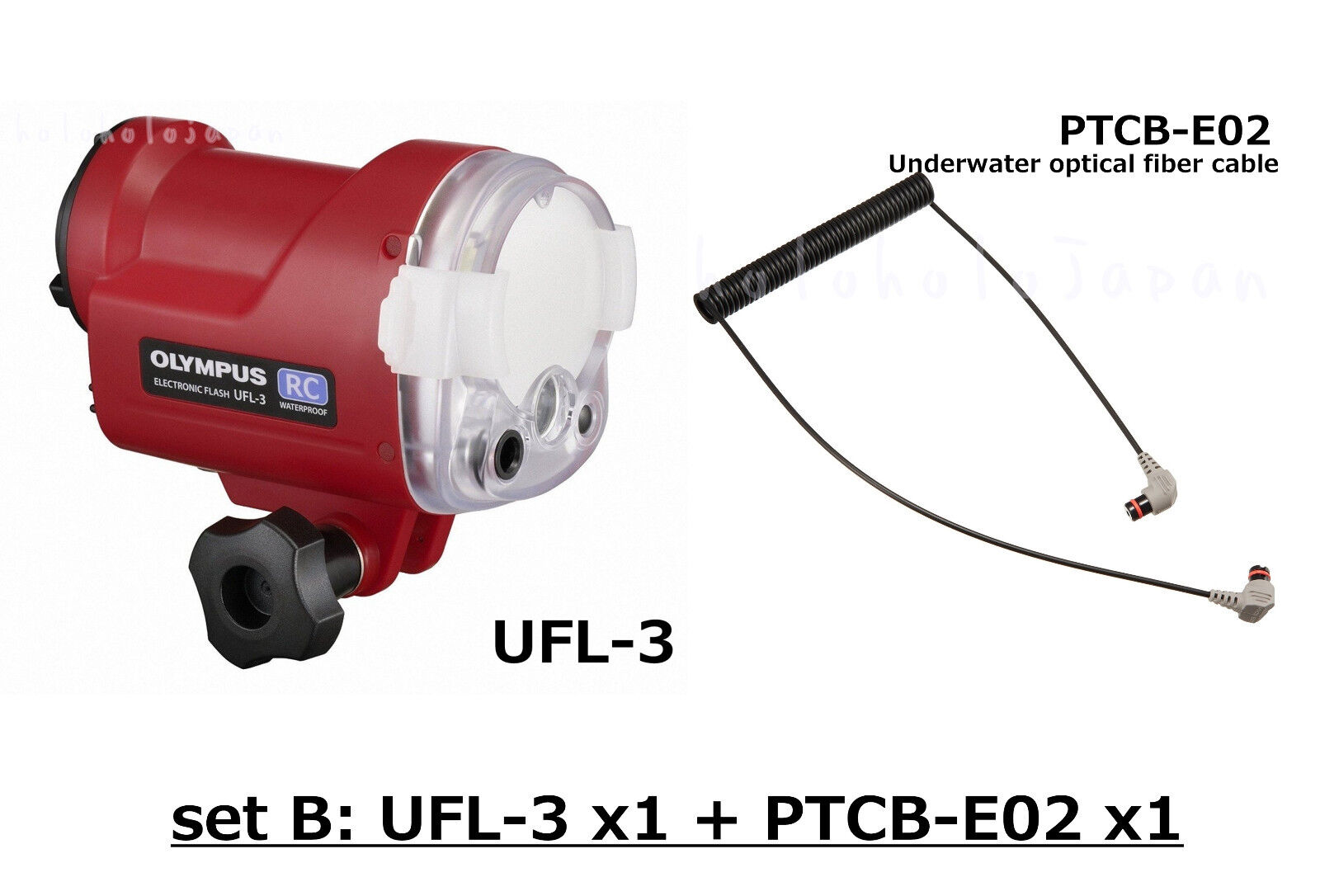 2 Olympus PTCB-E02 for optical Fiberkabel UFL