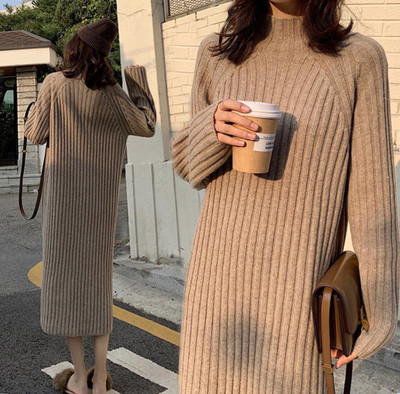 thick knit sweater dress