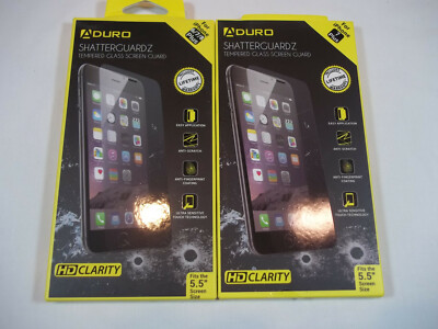 iPhone 6/7/8 Plus Tempered Glass Screen Protector - Shatterguardz Anti-Scratch