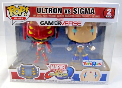 Funko Pop! Figures Marvel vs Capcom Infinite Ultron vs Sigma 2 Pack  New