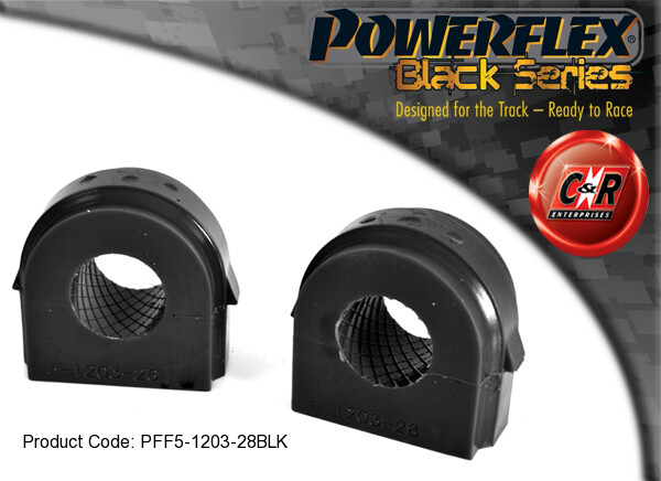 Powerflex Black Ant. Rollio Bronzine Barra 28mm Per BMW F87 2 Series M2