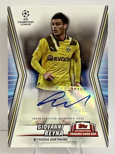 2023 Topps International Trading Card Day Autograph - Giovanni Reyna Auto #10/10