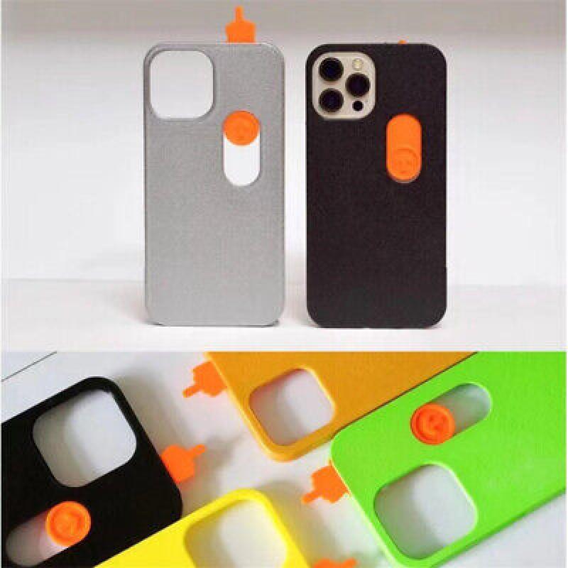 3D Printed Sliding Middle Finger Phone Case Toy Gesture Toy Model for iPhone 15