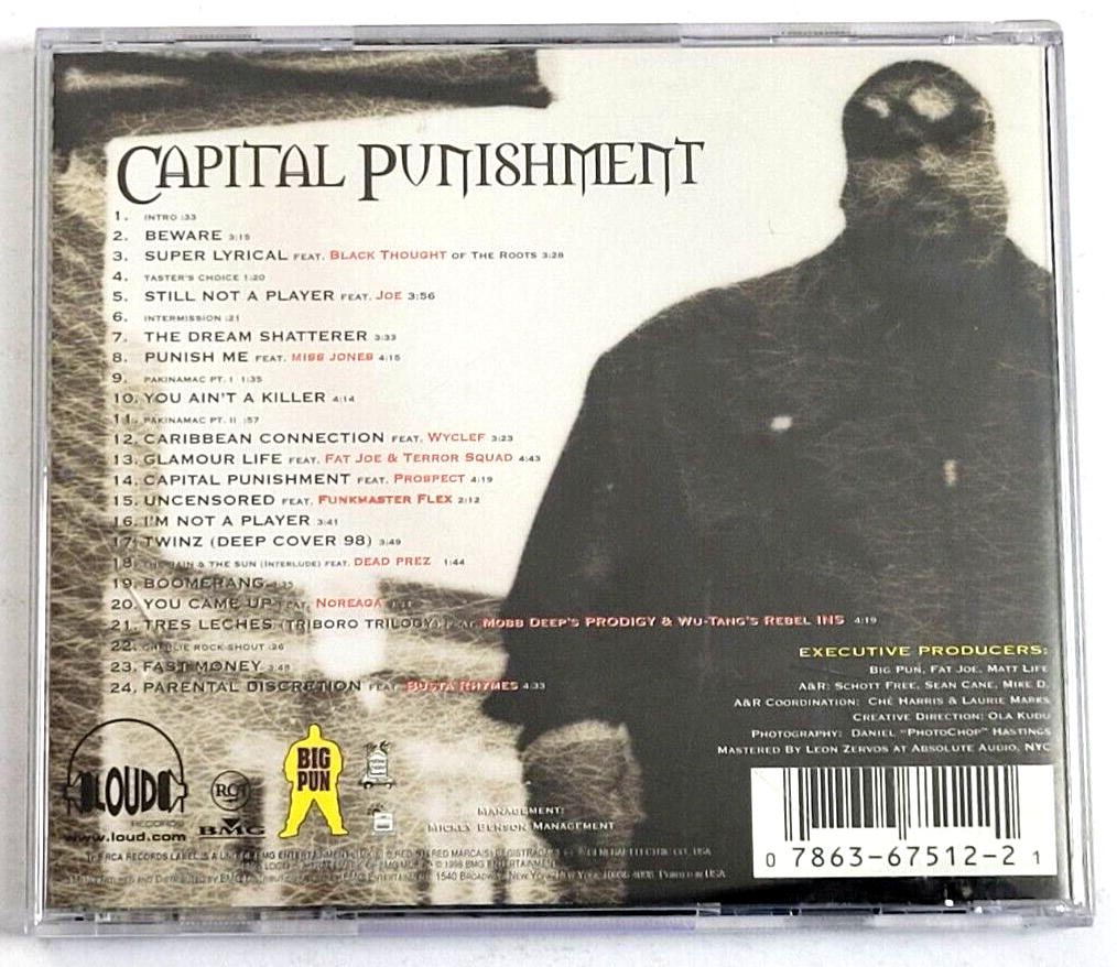 洋楽 BIG PUN 1st CAPITAL PUNISHMENT 2 LP Big Pun: Capital Punishment Vinyl 2LP — TurntableLab.com