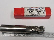 3/4 x 1-1/2 x 4 Carbide 4 Flute HTC Tool End Mill, 1 Pc, Made in USA
