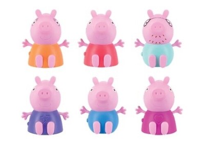 Spotlight PEPPA PIG MICRO LITE ~ Light Up Miniature Figure NEW ~ Lot Of 2 Pkgs