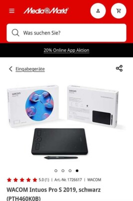 Wacom Intuos Pro - PTH460K0B - Grafiktablet - Top Zustand - Komplett!