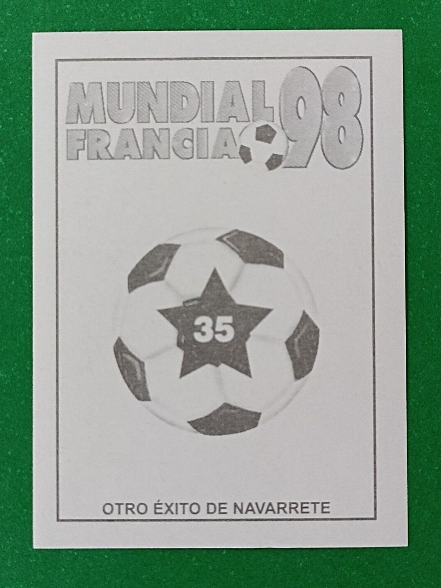 1998 Navarrete France World Cup FIFA #035 AHMED BAHJA Morocco Team