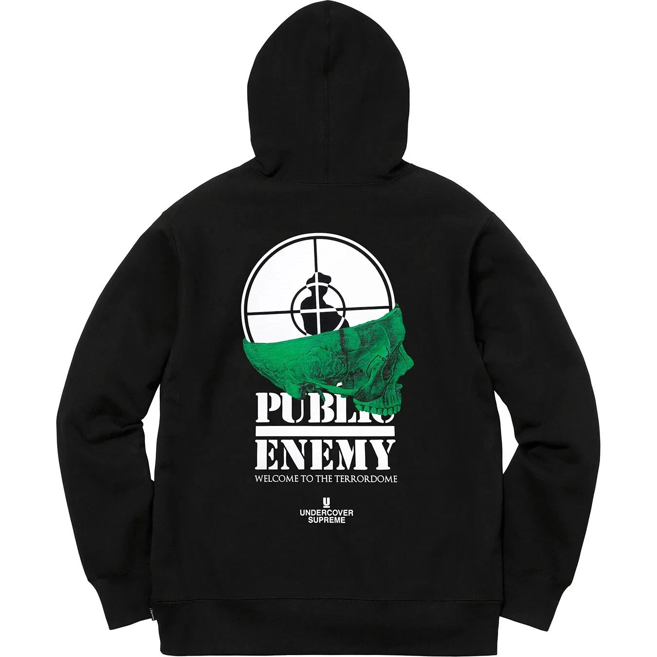 Sweat à capuche Supreme x UNDERGROUND Public Enemy (SS18SW47) homme taille M XL