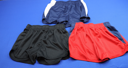 Girls Mixed Clothing Lot with Three Pairs of Athletic Shorts Size Large NR