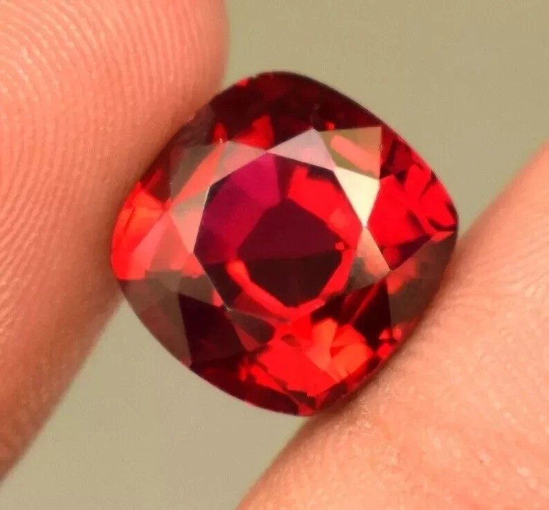 Burma Cushion Blood Red Ruby 9-11 Ct Natural Certified Unheated Loose Gemstone
