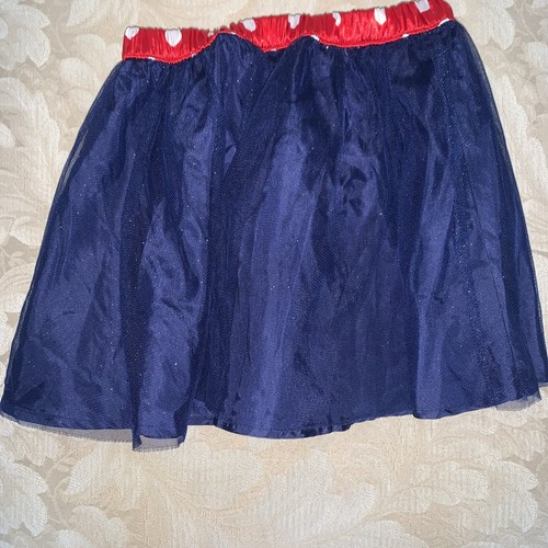 Jumping Beans Blue Skirt Sparkle Tulle Tutu Sz 5 Disney Girls red white - Picture 5 of 7