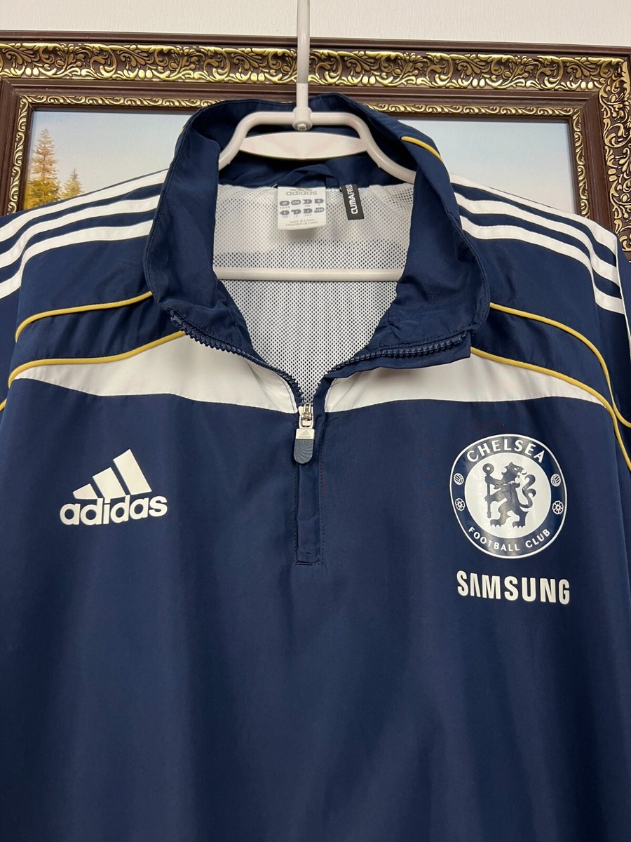 Vintage Adidas Chelsea Football Jacket Soccer Blue Train