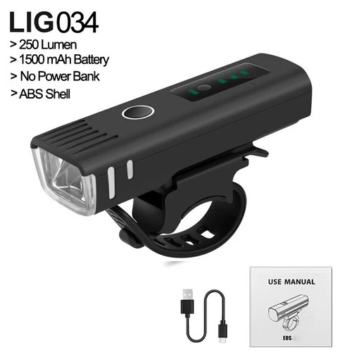 Bicycle Front 1000Lumen Bike Light 4800mAh Waterproof Flashlight USB Charging - Picture 15 of 36