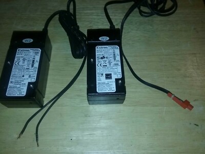 2 Extron 28-071-57LF Power Supply Output 12 VDC 1 Amp 28-071-07LF + 10-702-10LF