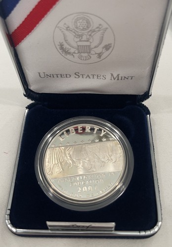 2007-P Little Rock High School Desegregation Proof Silver Dollar - Picture 2 of 7
